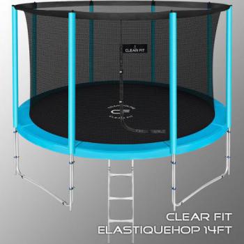 Каркасный батут Clear Fit ElastiqueHop 14Ft - V-SPORT Тренажеры УЗСИ ARMSSPORT