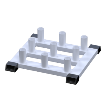 Стойка для грифов Sabirgym SG023 васил - V-SPORT Тренажеры УЗСИ ARMSSPORT