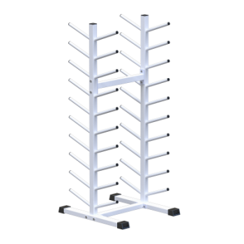 Стойка для бодибаров и грифов 10 уровней двухсторонняя Sabirgym SG025.4 - V-SPORT Тренажеры УЗСИ ARMSSPORT