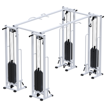 Двойной кроссовер на базе реабилитационной рамы стеки тренажер Потапова Sabirgym SG082.4*100*2400 стеки 4х100 кг swat - V-SPORT Тренажеры УЗСИ ARMSSPORT