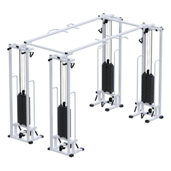 Двойной кроссовер на базе реабилитационного Потапова тренажера Sabirgym SG083.4*100*3530*2059*2400 стеки 4х100 кг s-dostavka - V-SPORT Тренажеры УЗСИ ARMSSPORT