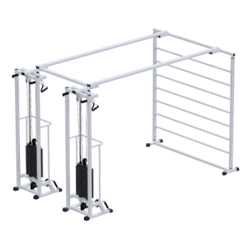 Профессиональный тренажер Биотонус-2+шведская стенка стек 2х75кг Sabirgym SG088.2х2200*75 реабилитация василжим - V-SPORT Тренажеры УЗСИ ARMSSPORT