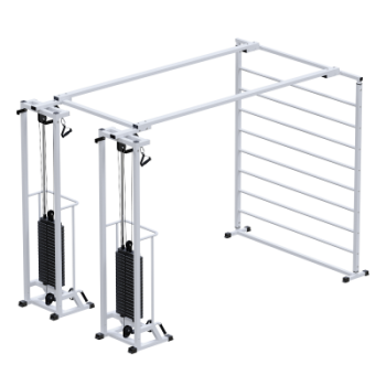 Профессиональный тренажер реабилитационный Биотонус-2+шведская стенка стек 2х100кг Sabirgym SG088.2*2400*100 екатеринбургспорт узси - V-SPORT Тренажеры УЗСИ ARMSSPORT