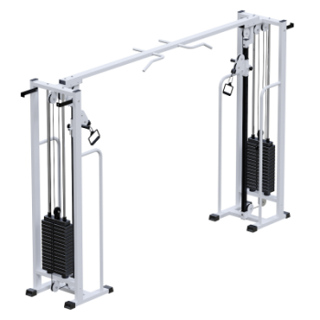 Профессиональный силовой тренажер Кроссовер на базе блочной рамы стек 2х100 кг Sabirgym SG081.2*100*2200 васил - V-SPORT Тренажеры УЗСИ ARMSSPORT