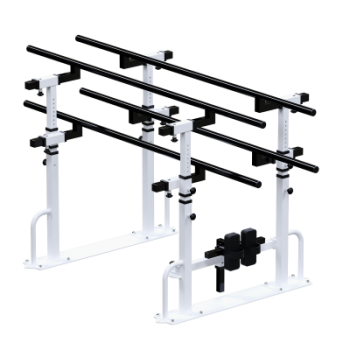 Брусья реабилитационные с коленоупорами Sabirgym SGINVAR205 black step - V-SPORT Тренажеры УЗСИ ARMSSPORT