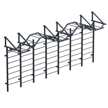 Стенка гимнастическая рукоход Sabirgym SGCROSS200 для функционального тренинга и кроссфита sportsman - V-SPORT Тренажеры УЗСИ ARMSSPORT